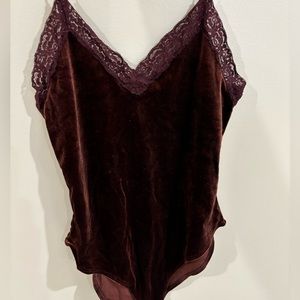 velvet body suit